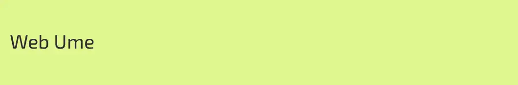 Web Ume